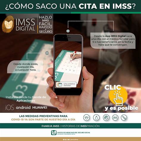 Agenda tu Cita médica desde la App IMSS Digital